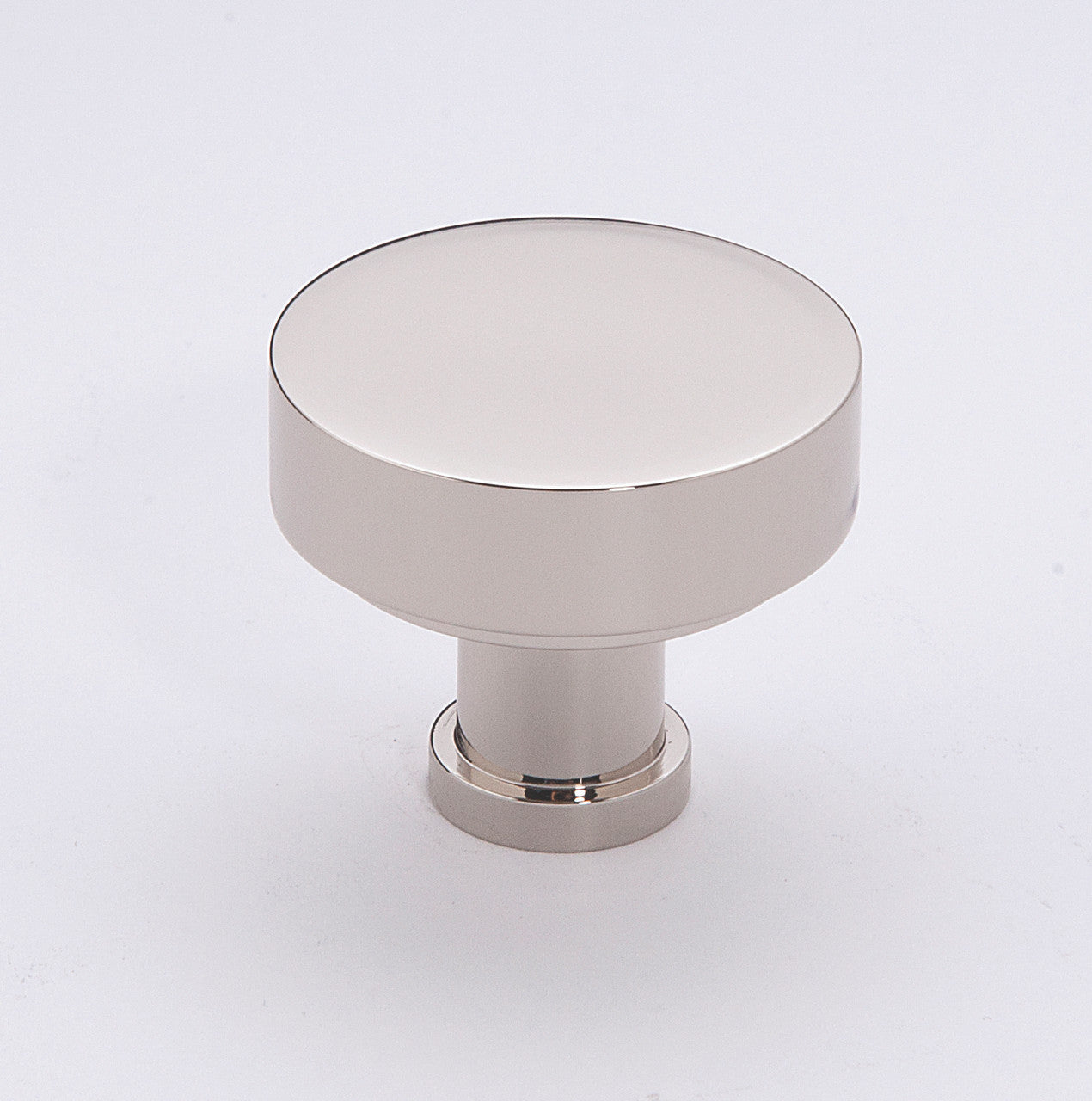 Alno A716-38-PN: 1-1/2" Moderne Cabinet Knob - Polished Nickel