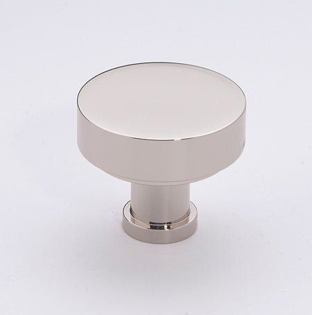 Alno A716-38-PN: 1-1/2" Moderne Cabinet Knob - Polished Nickel