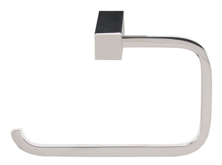 Alno A7166-PB/NL: Spa 2 Single Post Tissue Holder - Unlacquered Brass