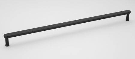Alno A717-18-MB: 18" cc Moderne Cabinet Pull - Matte Black