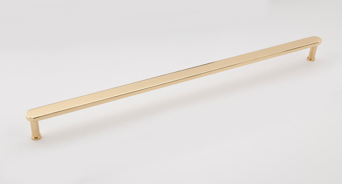 Alno A717-18-PB: 18" cc Moderne Appliance Pull - Polished Brass