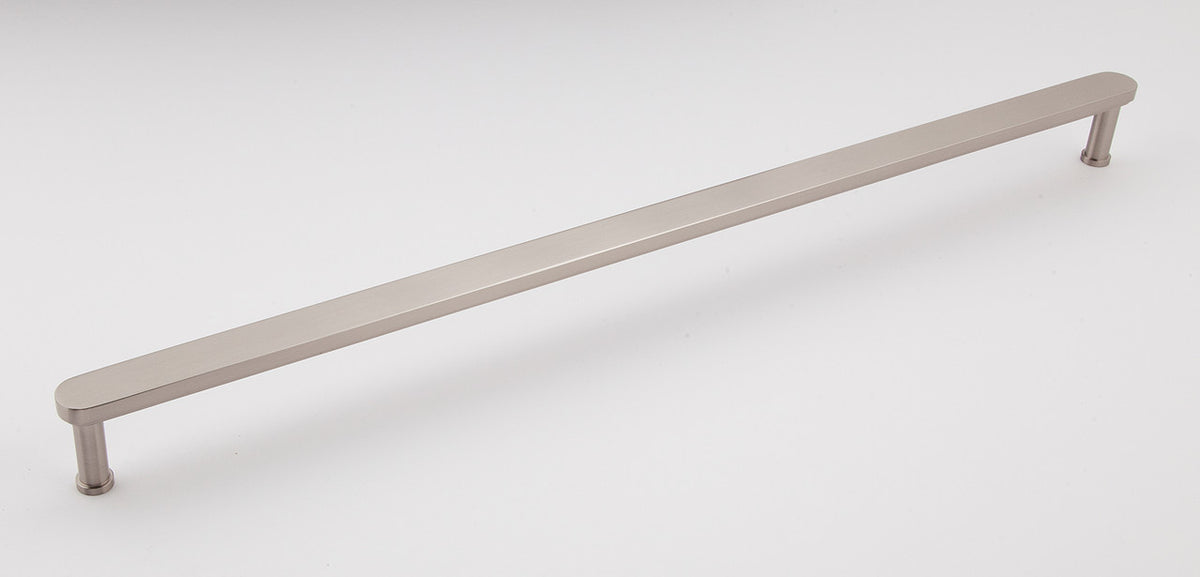 Alno A717-18-SN: 18" cc Moderne Appliance Pull - Satin Nickel