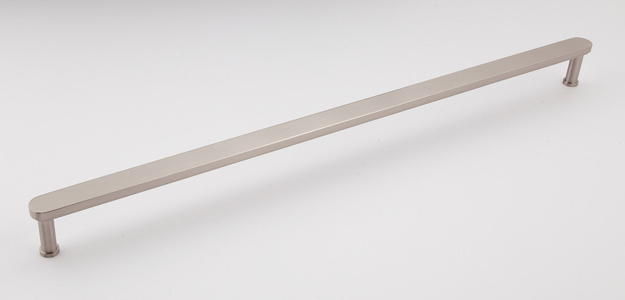 Alno A717-18-SN: 18" cc Moderne Appliance Pull - Satin Nickel
