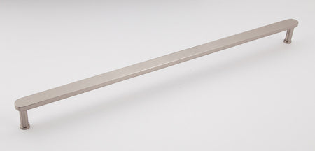 Alno A717-18-SN: 18" cc Moderne Appliance Pull - Satin Nickel