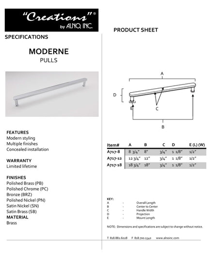Specificaton Sheet