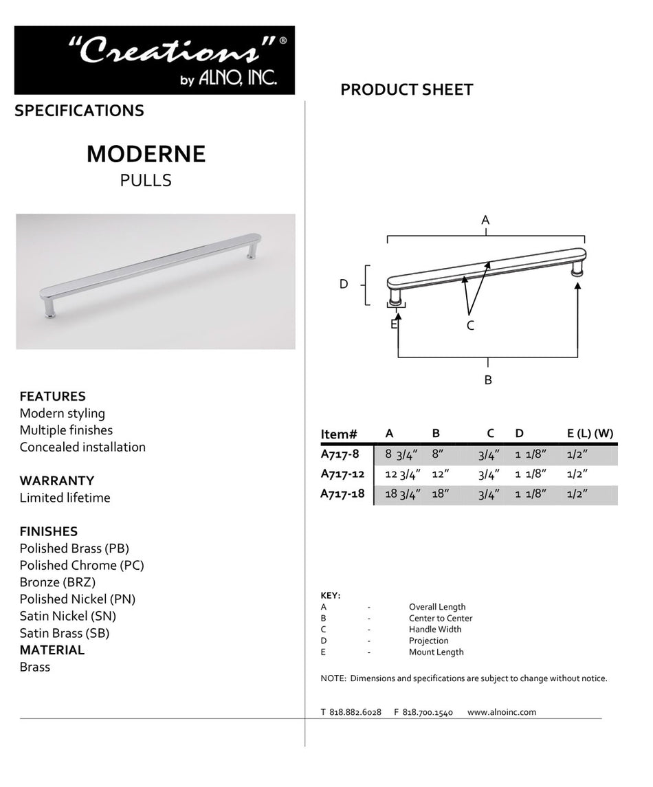 Specificaton Sheet