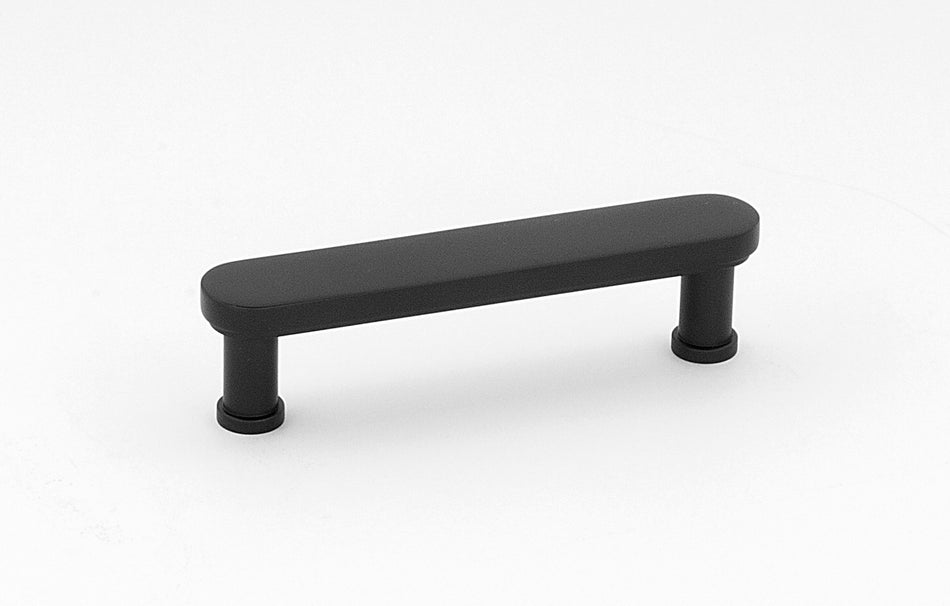Alno A717-3-MB: 3" cc Moderne Cabinet Pull - Matte Black