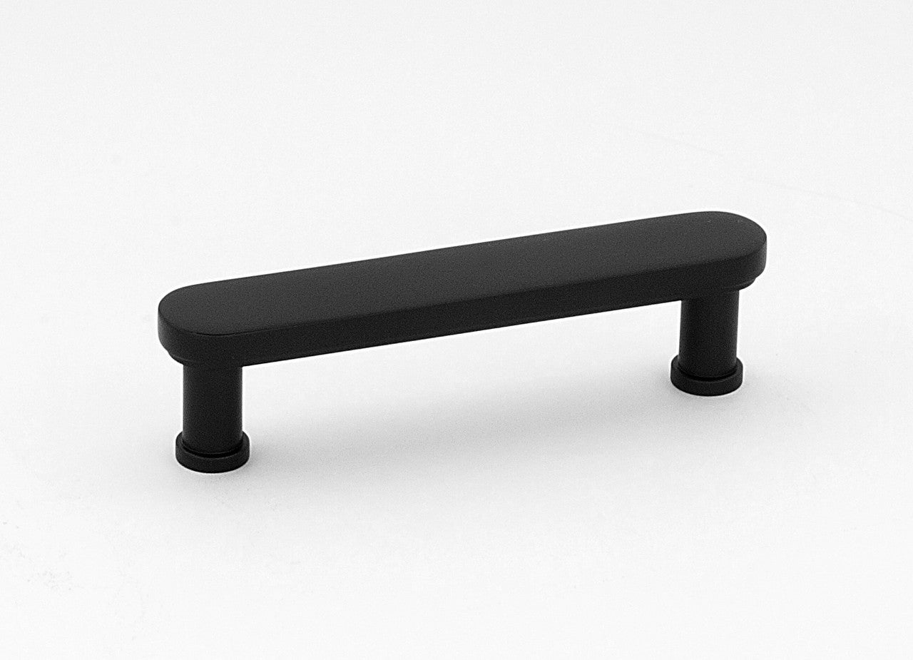 Alno A717-35-MB: 3-1/2" cc Moderne Cabinet Pull - Matte Black