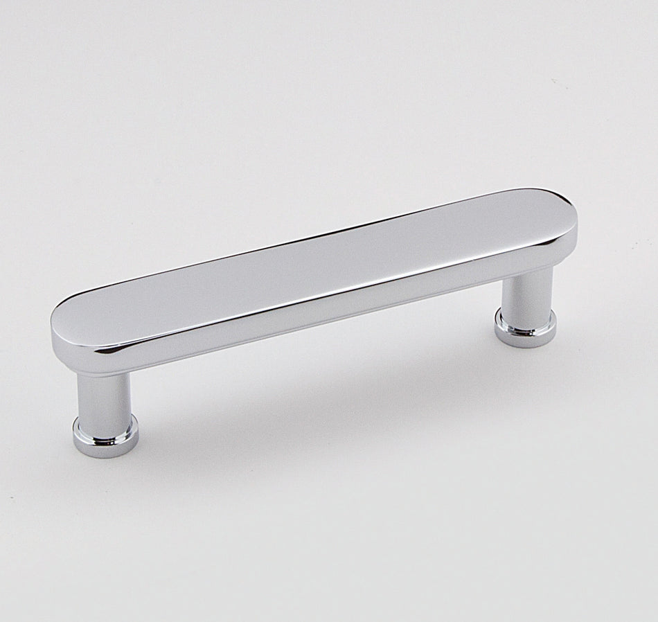 Alno A717-4-PC: 4" cc Moderne Cabinet Pull - Polished Chrome