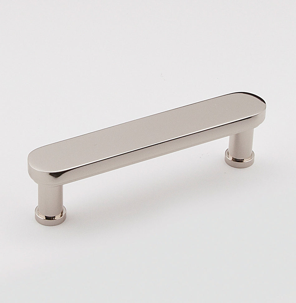 Alno A717-4-PN: 4" cc Moderne Cabinet Pull - Polished Nickel