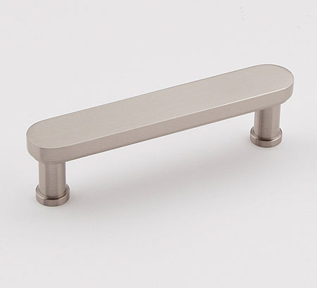 Alno A717-4-SN: 4" cc Moderne Cabinet Pull - Satin Nickel