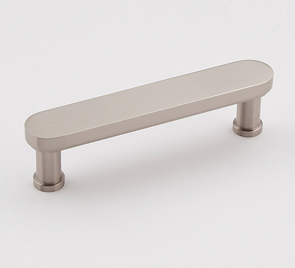 Alno A717-4-SN: 4" cc Moderne Cabinet Pull - Satin Nickel