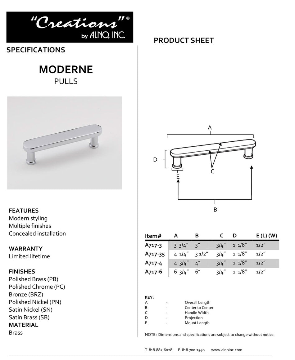 Specificaton Sheet