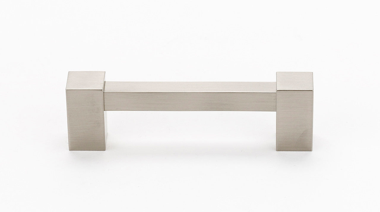 Alno A718-3-SN: 3" cc Contemporary II Cabinet Pull - Satin Nickel