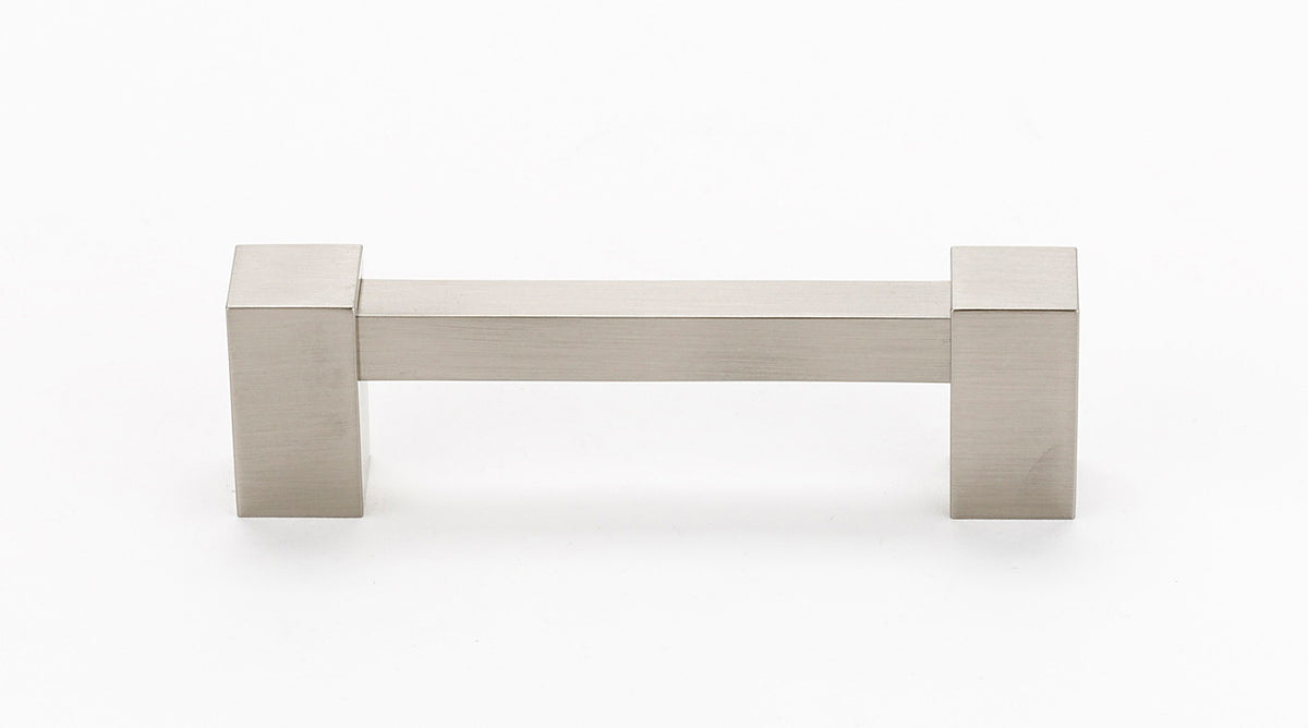 Alno A718-4-SN: 4" cc Contemporary II Cabinet Pull - Satin Nickel