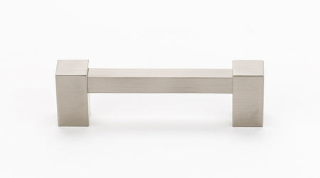 Alno A718-4-SN: 4" cc Contemporary II Cabinet Pull - Satin Nickel