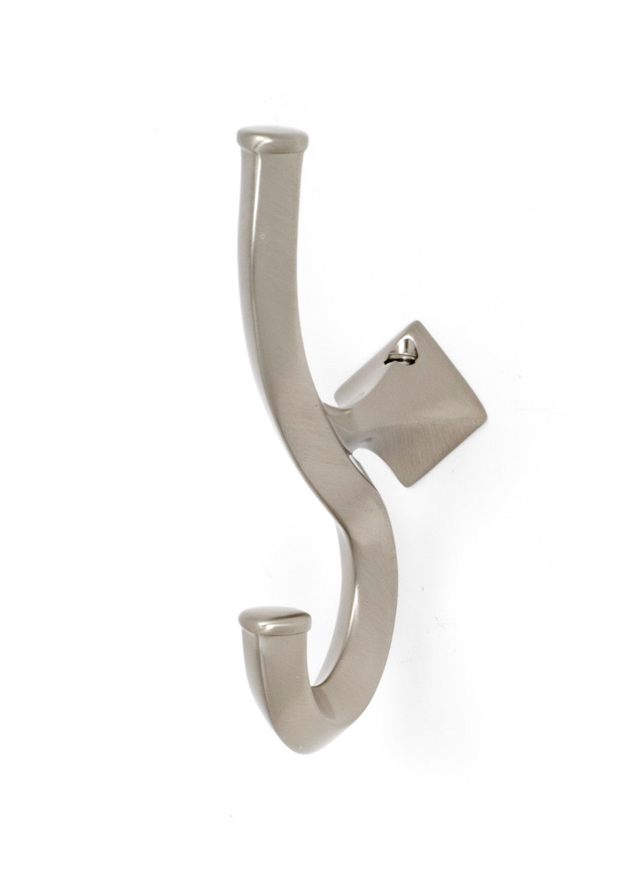 Alno A7199-SN: Spa 2 Double Robe Hook - Satin Nickel