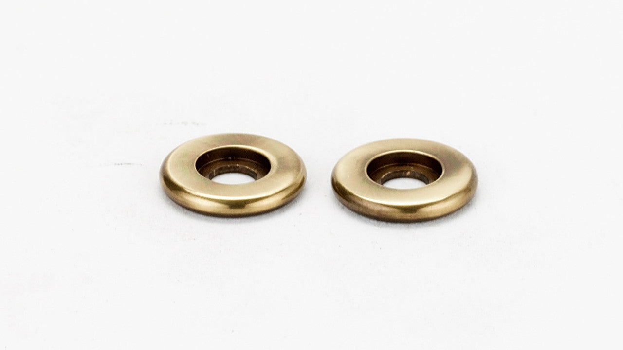 Alno A721-PA: 5/8" Traditional Rosette (pair) - Polished Antique