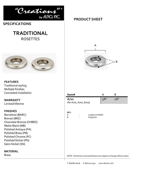 Specificaton Sheet