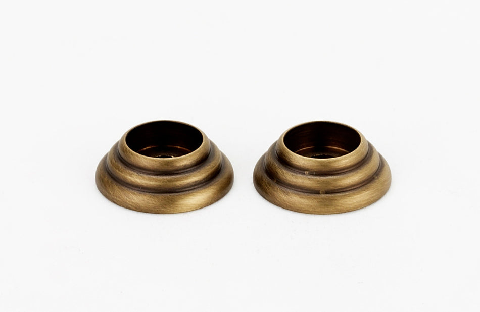 Alno A722-AEM: 5/8" Traditional Rosette (pair) - Antique English Matte