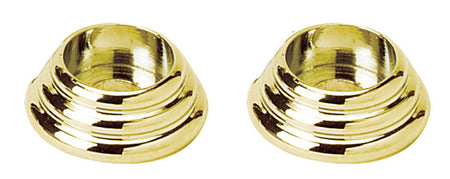 Alno A723-PB: 7/8" Traditional Rosette (pair) - Polished Brass
