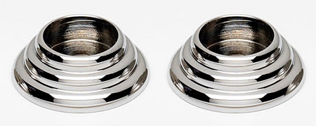 Alno A723-PC: 7/8" Traditional Rosette (pair) - Polished Chrome