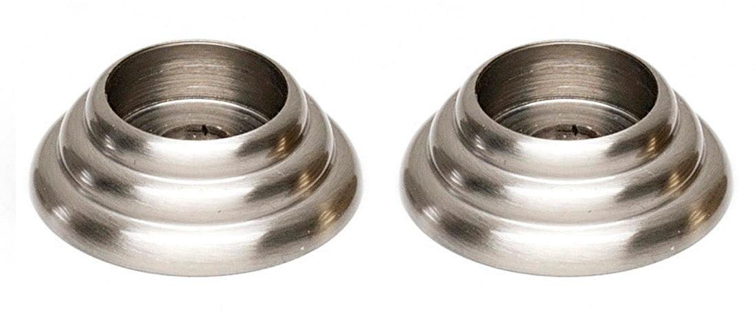 Alno A723-SN: 7/8" Traditional Rosette (pair) - Satin Nickel
