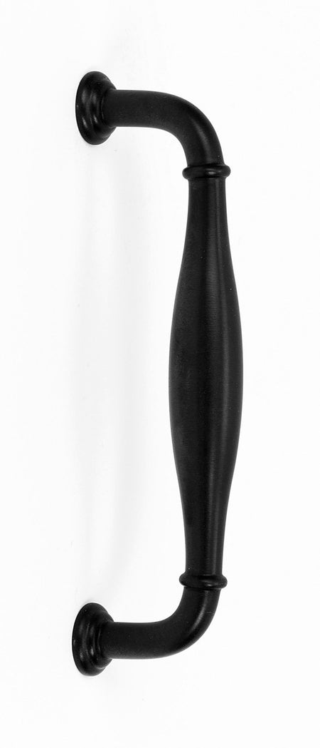 Alno A726-35-MB: 3-1/2" cc Charlie's Collection Cabinet Pull - Matte Black