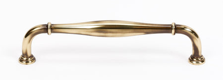 Alno A726-6-PA: 6" cc Charlie's Collection Cabinet Pull - Polished Antique
