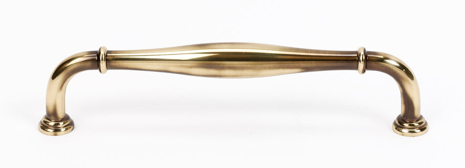 Alno A726-6-PA: 6" cc Charlie's Collection Cabinet Pull - Polished Antique