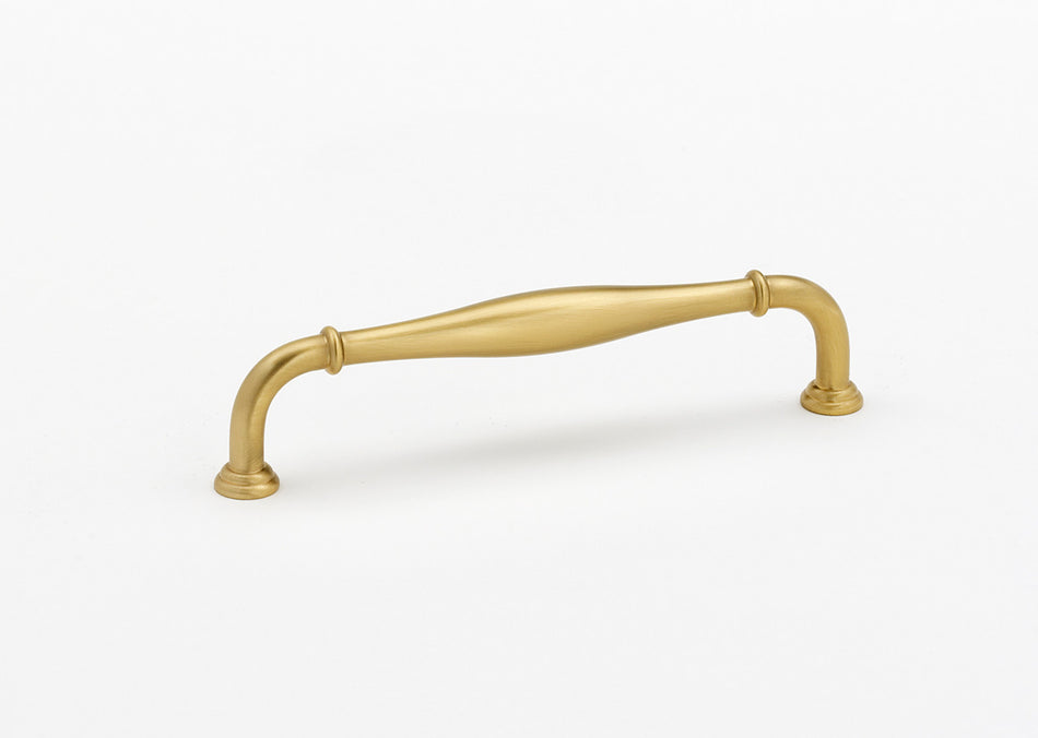 Alno A726-3-SB: 3" cc Charlie's Collection Cup Cabinet Pull - Satin Brass