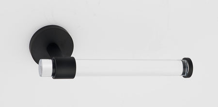 Alno A7266-MB: Acrylic Contemporary Single Post Tissue Holder - Matte Black