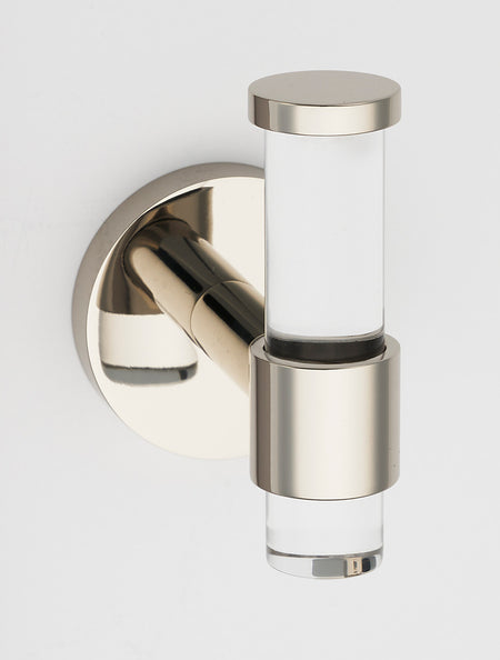 Alno A7281-PN: Acrylic Contemporary Robe Hook - Polished Nickel