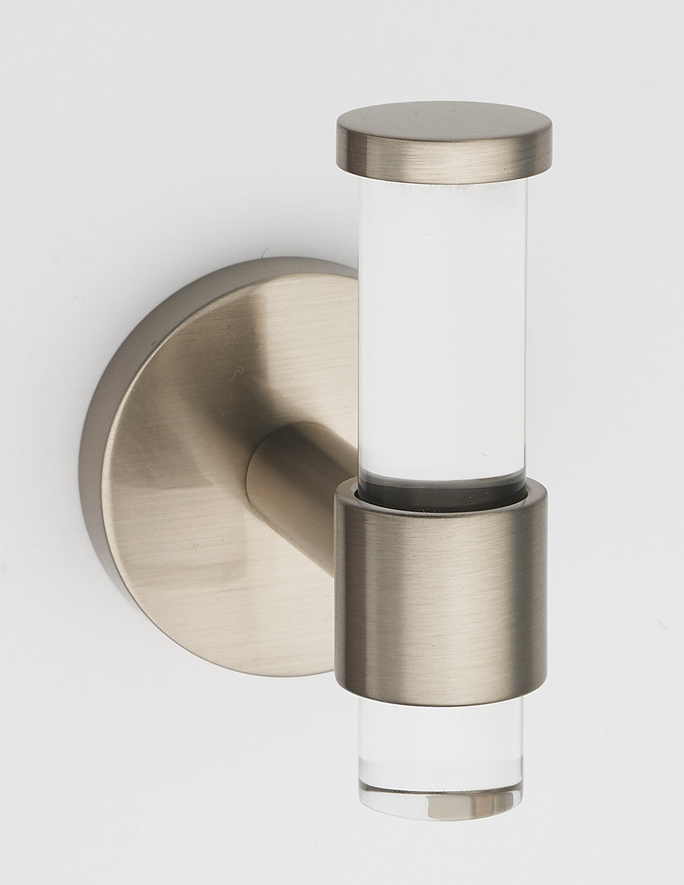 Alno A7281-SN: Acrylic Contemporary Robe Hook - Satin Nickel