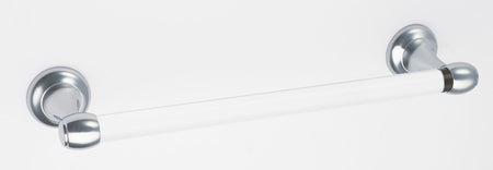 Alno A7320-18-PC: 18" cc Acrylic Royale Towel Bar - Polished Chrome