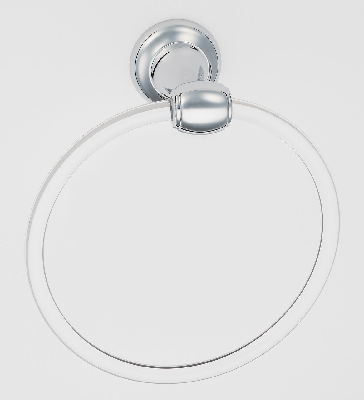 Alno A7340-PC: 6" Acrylic Royale Towel Ring - Polished Chrome