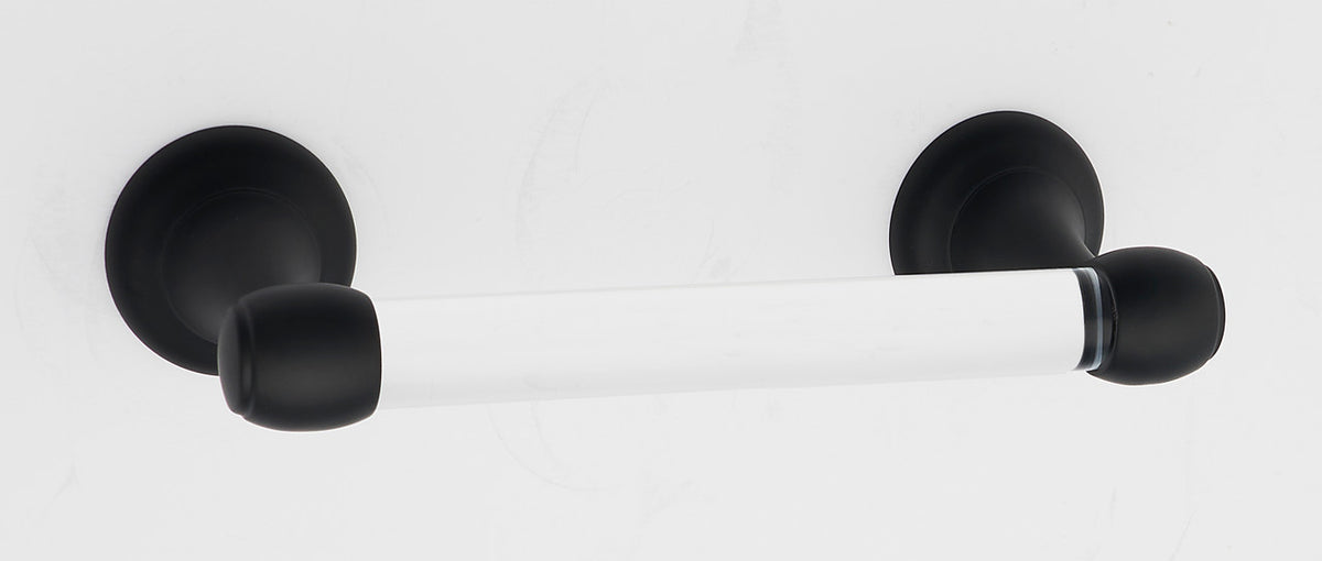 Alno A7362-MB: Acrylic Royale Swing Tissue Holder - Matte Black