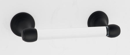 Alno A7362-MB: Acrylic Royale Swing Tissue Holder - Matte Black