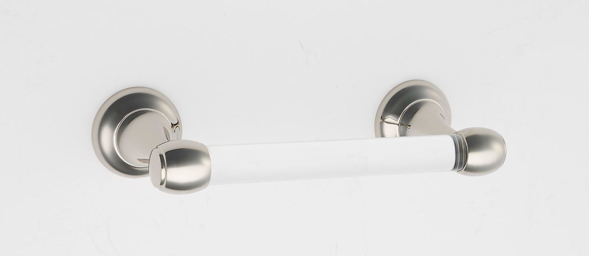 Alno A7362-PN: Acrylic Royale Swing Tissue Holder - Polished Nickel
