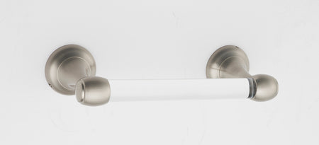 Alno A7362-SN: Acrylic Royale Swing Tissue Holder - Satin Nickel