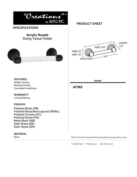 Specificaton Sheet