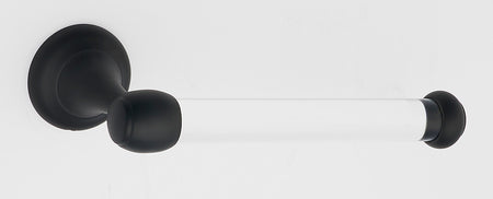 Alno A7366-MB: Acrylic Royale Single Post Tissue Holder - Matte Black