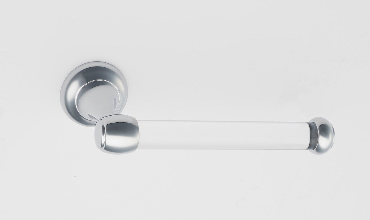 Alno A7366-PC: Acrylic Royale Single Post Tissue Holder - Polished Chrome