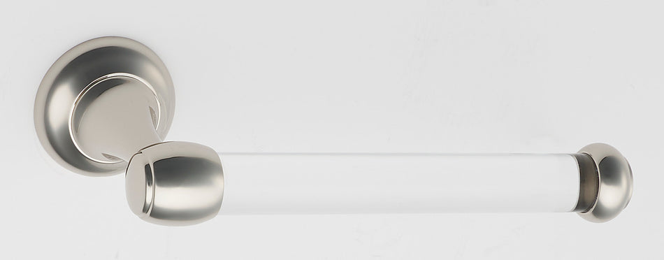 Alno A7366-PN: Acrylic Royale Single Post Tissue Holder - Polished Nickel
