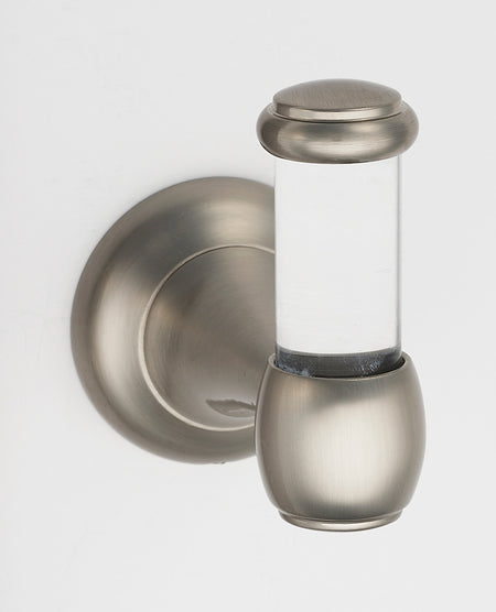 Alno A7381-SN: Acrylic Royale Robe Hook - Satin Nickel