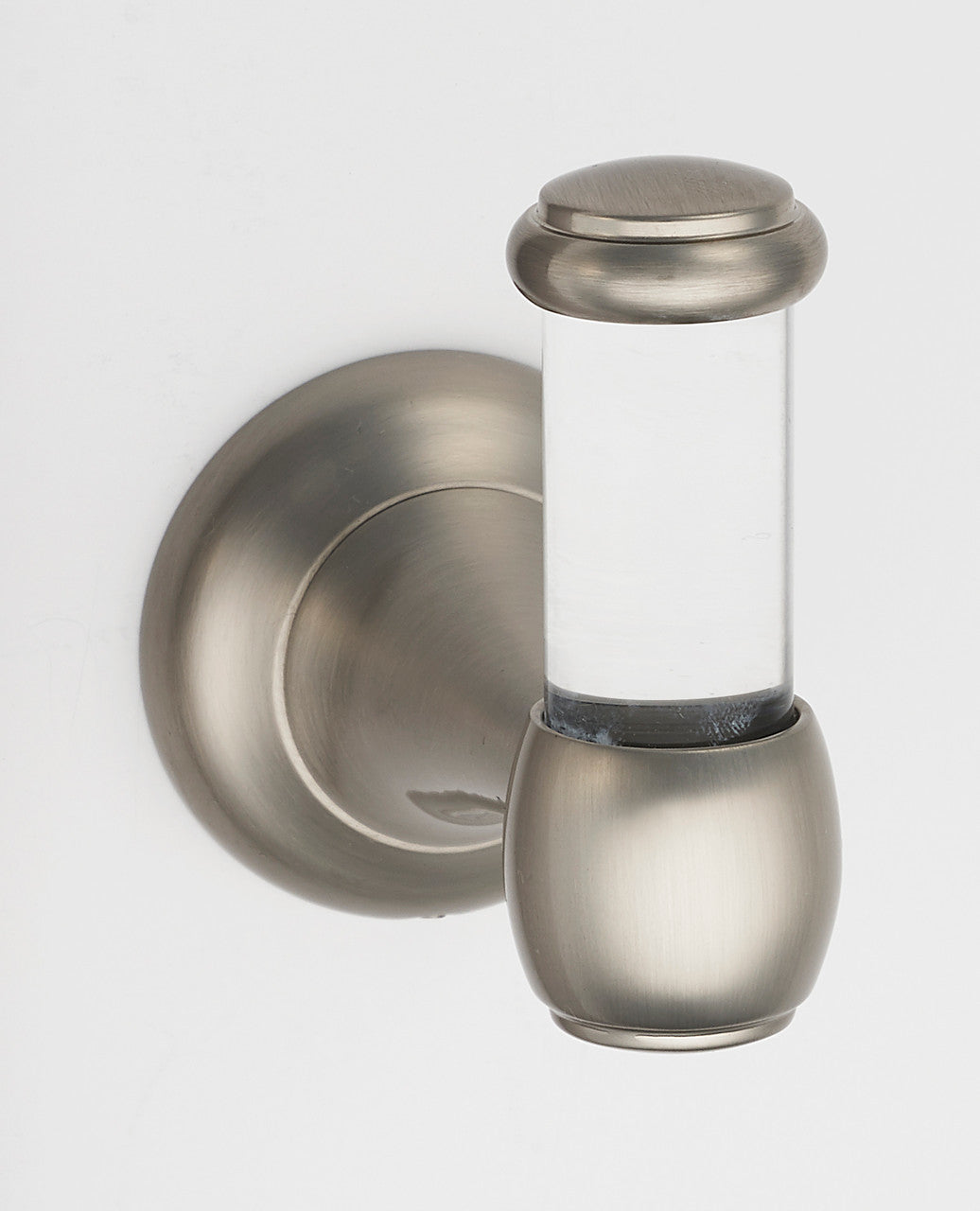 Alno A7381-SN: Acrylic Royale Robe Hook - Satin Nickel