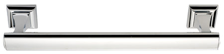 Alno A7420-12-PB/NL: 12" cc Manhattan Towel Bar - Unlacquered Brass