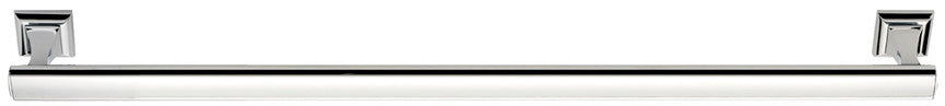 Alno A7420-30-PB/NL: 30" cc Manhattan Towel Bar - Unlacquered Brass