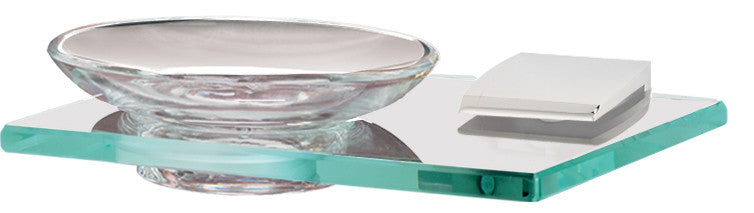 Alno A7430-PB/NL: Manhattan Soap Dish - Unlacquered Brass