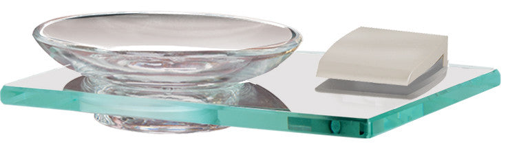Alno A7430-SN: Manhattan Soap Holder w/Dish - Satin Nickel